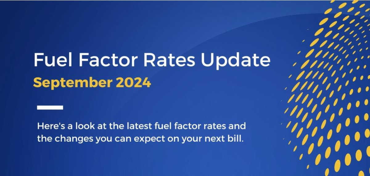 Fuel Factor Rates Update: September 2024