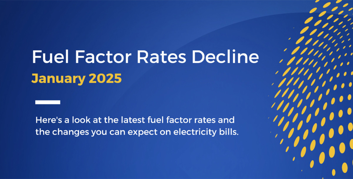 Fuel Factor Rates Update: January 2025